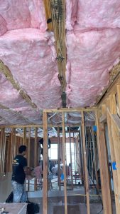 New Construction multi-family batt insulation