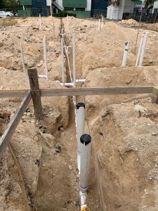 Plumbing rough-in for 16 units multifamily building 1